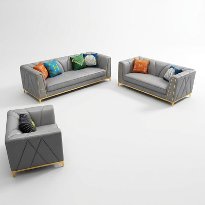 Ensemble de canapé Rembourrage Sièges 2 pièces Set de 3+2 places Nouveau Canapé canapé en cuir