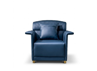 Classique r designer cuir loung club fauteuil à accoudoirs canapé relax d'une place