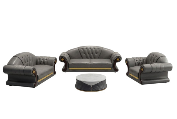Ensemble de canapés Chesterfield en tissu - Ensemble de sièges de canapé 2 pièces. Ensemble 3+2 places neuf