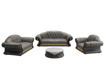 Ensemble de canapés Chesterfield en tissu - Ensemble de sièges de canapé 2 pièces. Ensemble 3+2 places neuf