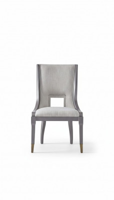 Chaise de design de luxe en bois véritable, meuble de style italien, fauteuil inclinable à siège unique