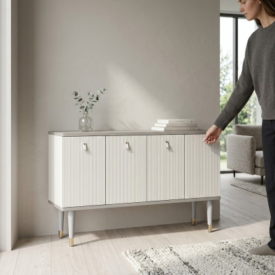 Buffet Salon Maison de Campagne Tiroirs élégants Design Chambre