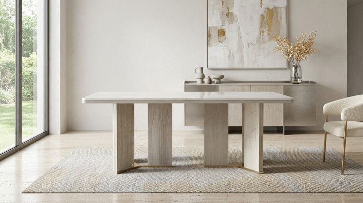 Table à manger Meubles Salon Tables Bois Table Design italien neuf