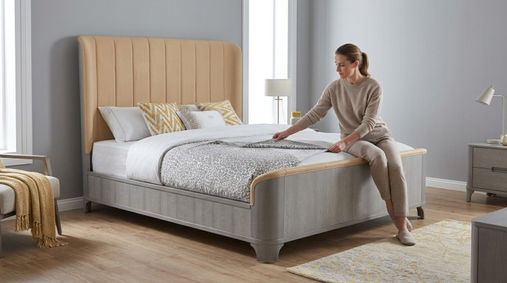 Lit de luxe Style américain Mobilier Chambre hôtel Conception de lits