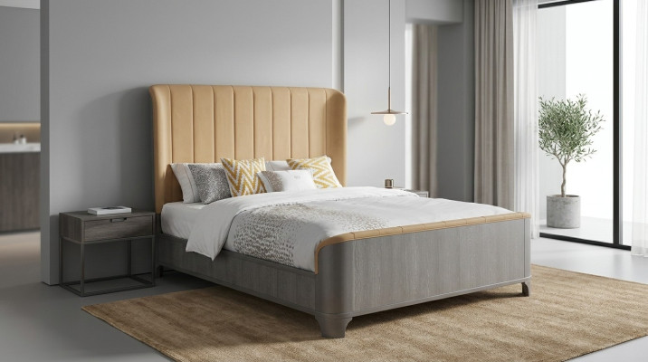 Lit de luxe Style américain Mobilier Chambre hôtel Conception de lits