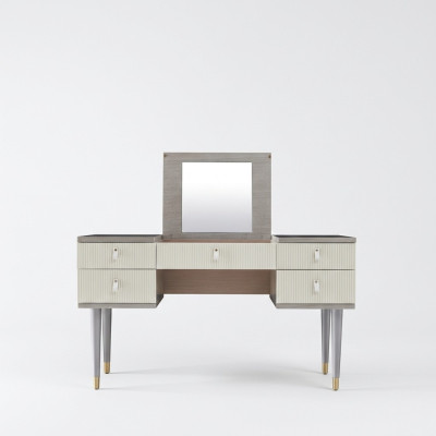 Table de toilette de luxe Design Tables Cosmétiques Miroir de coiffure Console