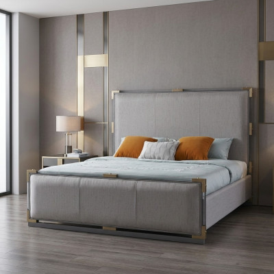 Chambre de concepteur de luxe Lit Lits doubles Hôtel 180x200 Italien