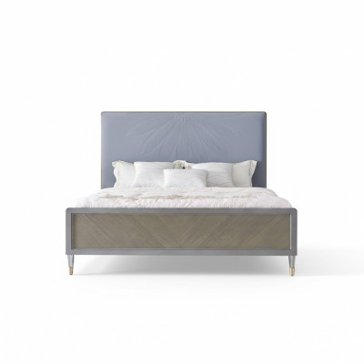 Design de lit Chambre Lit en bois Lits 180x200cm Lits Doubles Hôtel