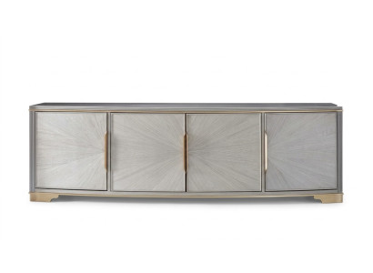 Meuble de rangement design de luxe buffet bas commode décorative armoire latérale de salon