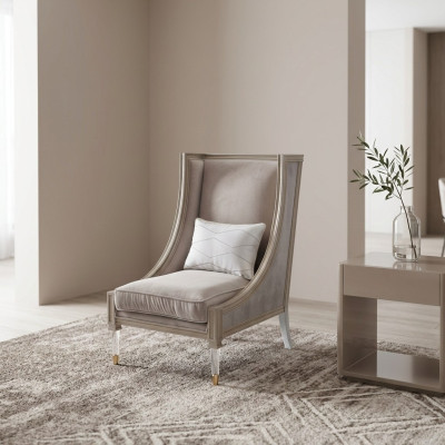 Fauteuil de luxe Design Chaise Hôtel Dubai Meubles Ameublement Fauteuil Relax Une Place