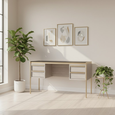 Bureau de design Mobilier de bureau de luxe Bureau Table Style italien