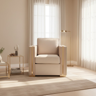 Meubles de salon design Fauteuil 1 place Canapé rembourré Sofa Couch
