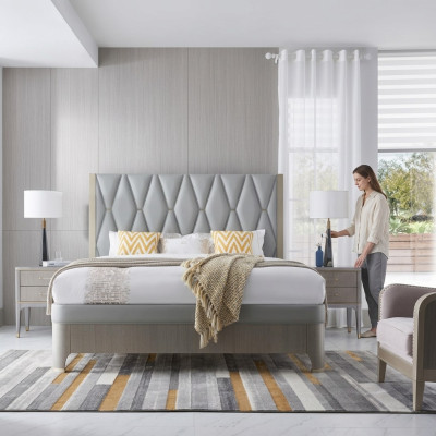 Chambre Lit de luxe Design de lit en bois Lits 180x200cm Lits