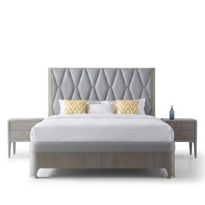 Chambre Lit de luxe Design de lit en bois Lits 180x200cm Lits