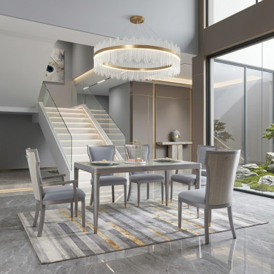 Complete et Suite Salle à manger Groupe de chaises Suite 6x fauteuils Chaises