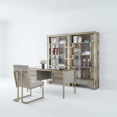 Ensemble de mobilier de bureau Bureau de campagne Chaise Fauteuil Table de secrétaire