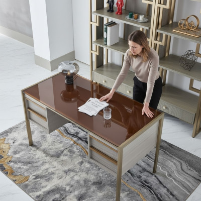 Tableau de bureau de luxe Tables de chef de bureau Tables de bureau Mobilier d'ameublement Meubles