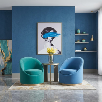 Ensemble salon 2x Fauteuil Table d'appoint Table Canapé Table basse Table d'appoint