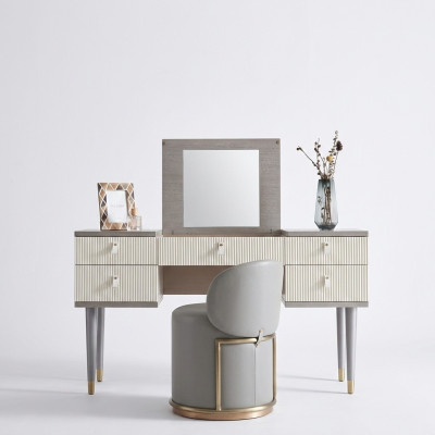Coiffeuse Consoles Table Secrétaire Cosmétiques Miroir Commode Tabouret