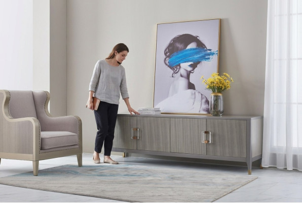 Meuble TV Buffet en bois de luxe pour salon Designer Mobilier Commode Armoire
