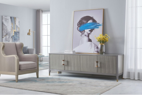 Meuble TV Buffet en bois de luxe pour salon Designer Mobilier Commode Armoire