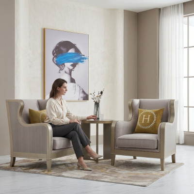 Mobilier Fauteuil Relax Club Luxueux Design Fauteuil Hôtel Dubai