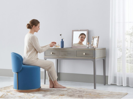 Coiffeuse Table de cosmétiques Miroir Commode Tables de coiffure Designer