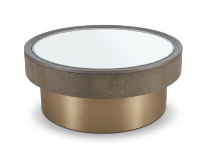 Table basse design ronde en verre Table ronde Tables d'appoint Canapé rond
