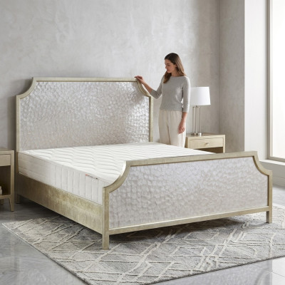 Lit royal Chambre Luxe Lit Lits doubles en bois 180x200cm Luxe