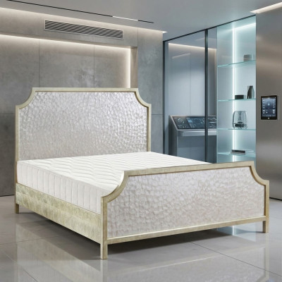 Lit royal Chambre Luxe Lit Lits doubles en bois 180x200cm Luxe