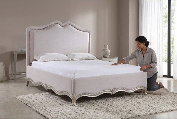 Lits d'hôtel de luxe Design de lit double en bois Classique s 180x200 Chambre