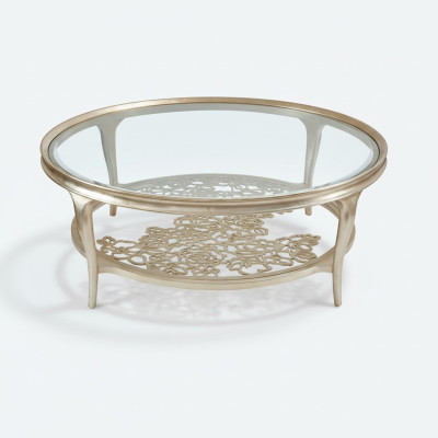 Table basse au design rond, table designer moderne pour salon, nouvelle table d'appoint.