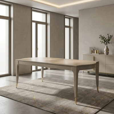 Table de design de luxe Salle à manger Mobilier de style italien Tables Table en bois