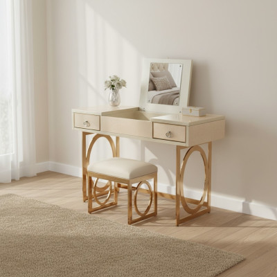Coiffeuse, Consoles de designer, Table de cosmétiques, Décoration, Miroir, Coiffeuse