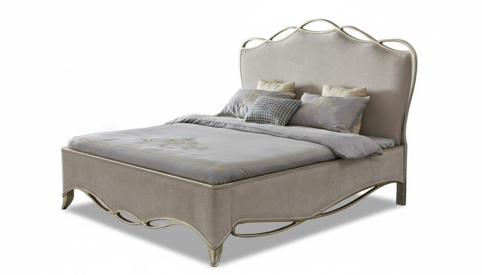 Conception de textile de lit de luxe, lits rembourrés chambre double 180x200