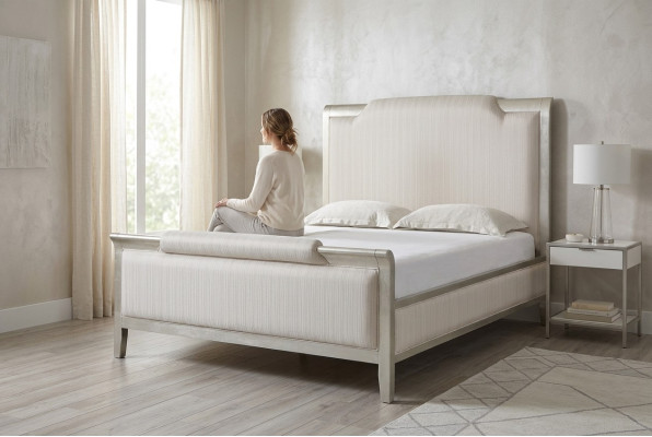 Chambre Lits d'hôtel Lit double Design Bois Lits textile 180x200cm