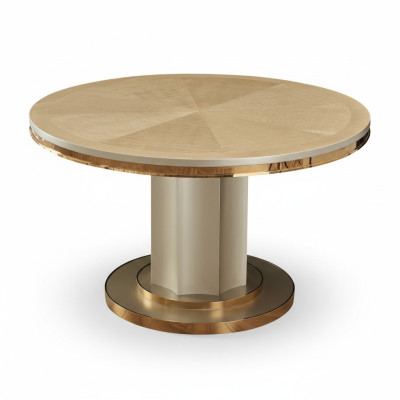 Table ronde en acier inoxydable Table à manger Table de conférence Table de cuisine Tables