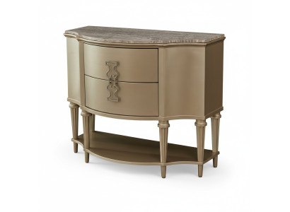 Commode élégante Commode ronde Commode en marbre Mobilier de designer de luxe