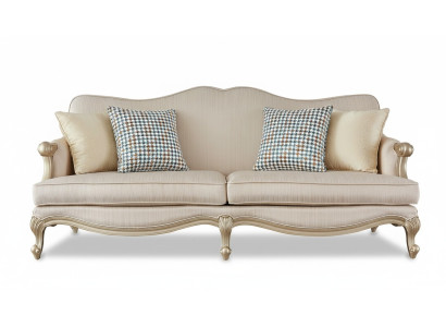 Ensemble de canapé Luxe Ensemble 3+1+1 Fauteuil Mobilier Italien Canapé 3 places Suite