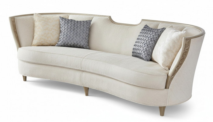 Canapé de luxe xxl 4 place en tissu de designer pour canapés et cauchemars