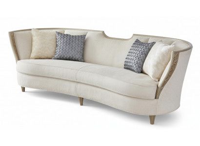Canapé de luxe xxl 4 place en tissu de designer pour canapés et cauchemars