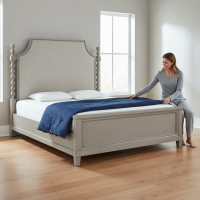 Conception de lit royal luxueux Lits doubles de luxe pour hôtels Chambre pour dormir en couple
