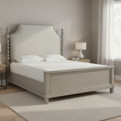 Conception de lit royal luxueux Lits doubles de luxe pour hôtels Chambre pour dormir en couple