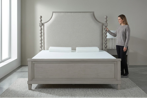 Lit double 180x200cm Lit royal Chambre Lits Bois Meubles de luxe
