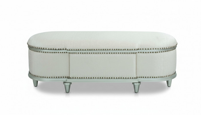 Tabouret ovale coffre Classique Repose-pieds Tabouret Repose-pieds Banc