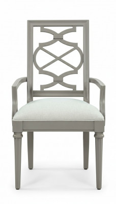 Chaise de design de luxe avec accoudoirs, meuble textile réel siège 1 place en bois.