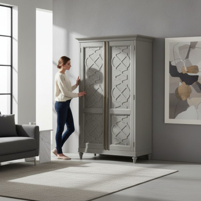 Armoire en bois Armoires en bois Porte-manteau en bois Mobilier Design