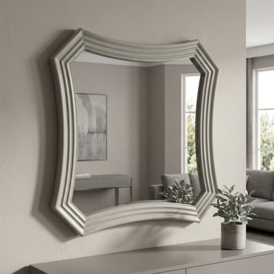 Miroir de salle de bain miroir de salle de bain miroir 80*80cm miroir suspendu en verre