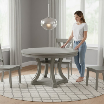 Table à manger de style wilheminien Table de cuisine en style willheminien Table Rundtsche Table ronde de design de luxe