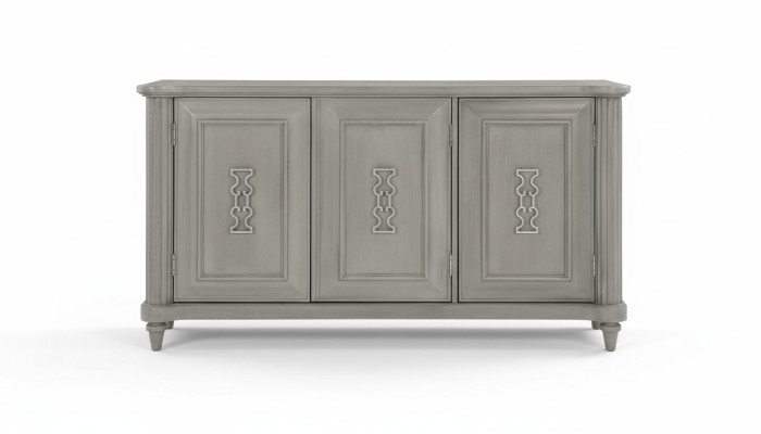 Commode Buffet Console Armoire en bois Portemanteau Buffet Mobilier de design Gris neuf